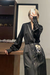 SAMUEL GUI YANG Phoenix hammered silk dress DR01-1
